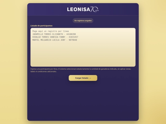sorteosimple screenshot
