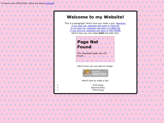 index/testing screenshot