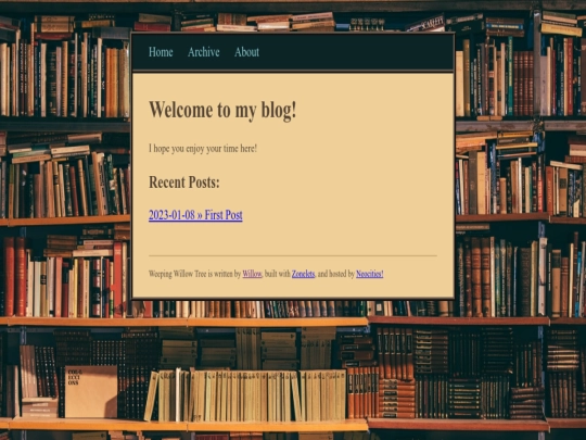index screenshot