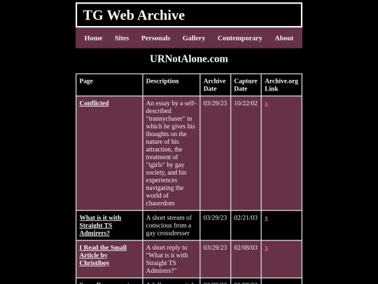 urnotalonearchive screenshot