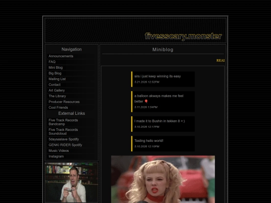miniblog screenshot