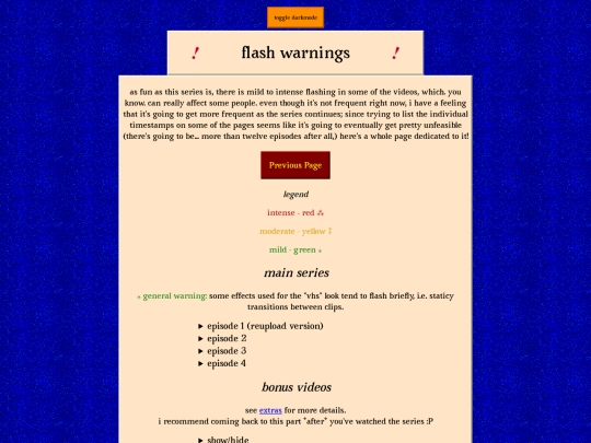 flashwarning screenshot