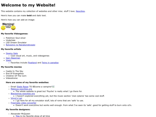 index screenshot