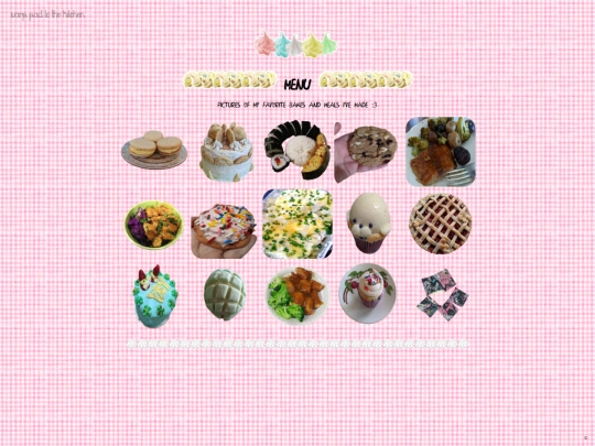 menu screenshot