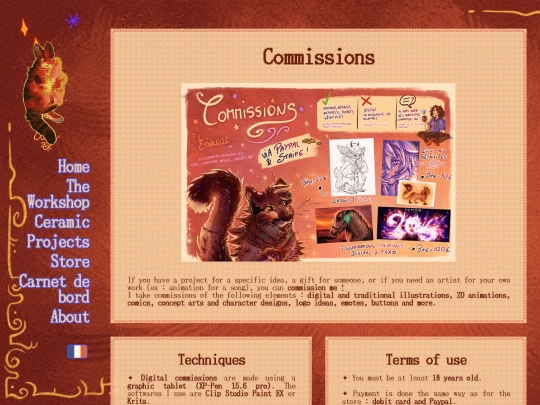 commissions screenshot