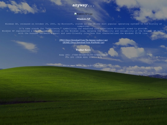 XP screenshot