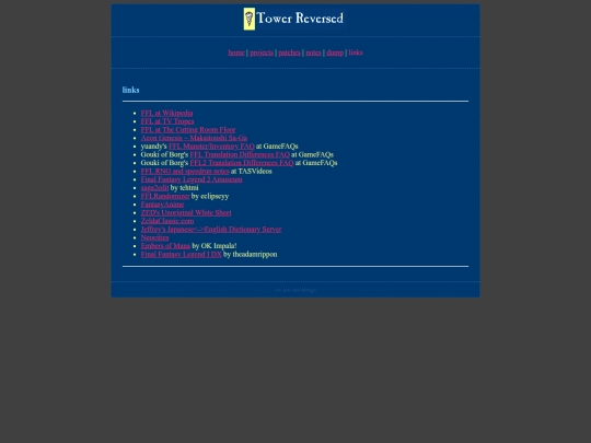 links screenshot