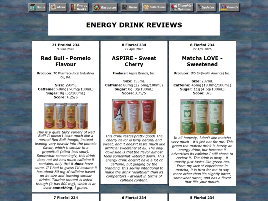 pages/drinks screenshot
