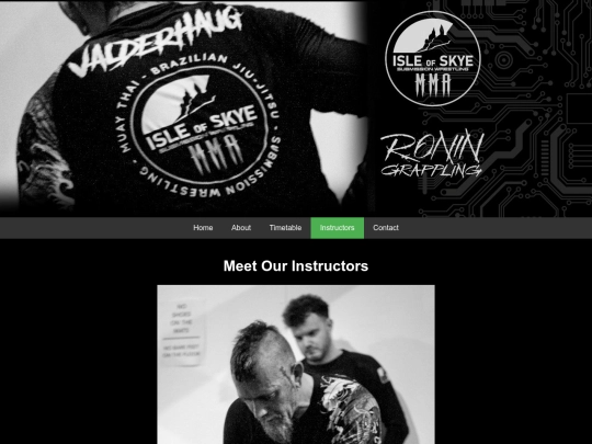 instructors screenshot