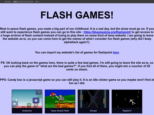 gamepage screenshot