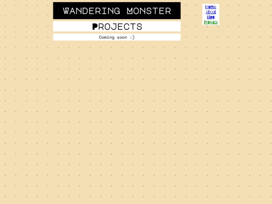 projects screenshot