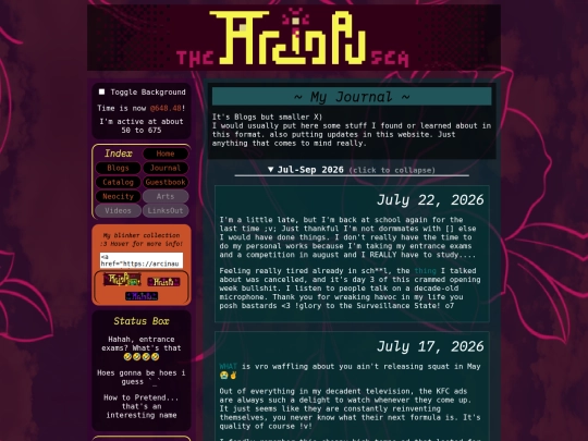 journal screenshot