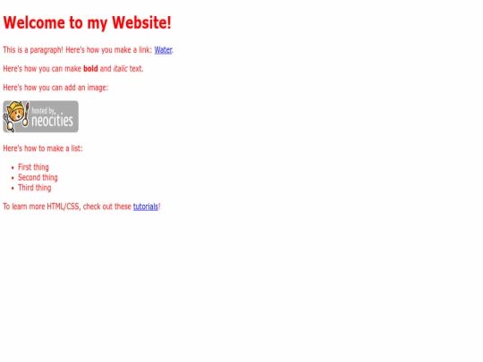 index screenshot