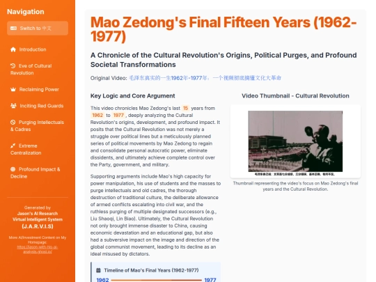 Mao Zedong's Final Fifteen Years (1962-1977) screenshot