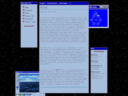blog screenshot
