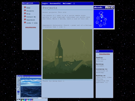 projects screenshot