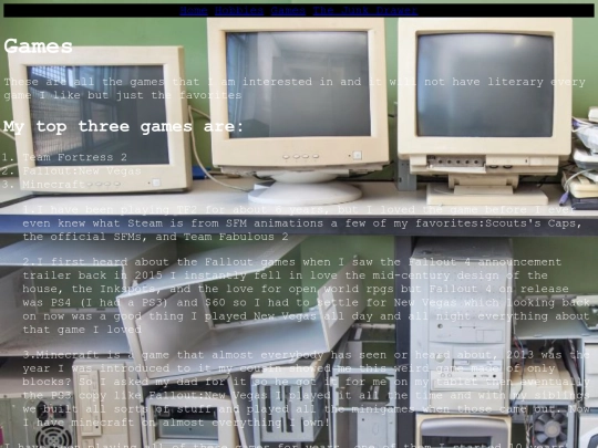 games screenshot