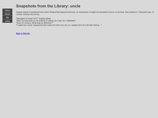 Microfic/LoR_Uncle screenshot