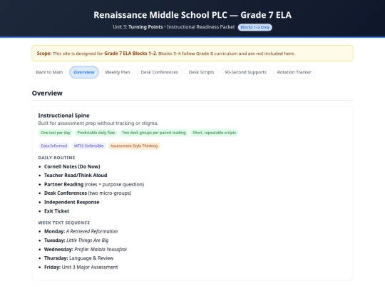 smallgroupplan screenshot