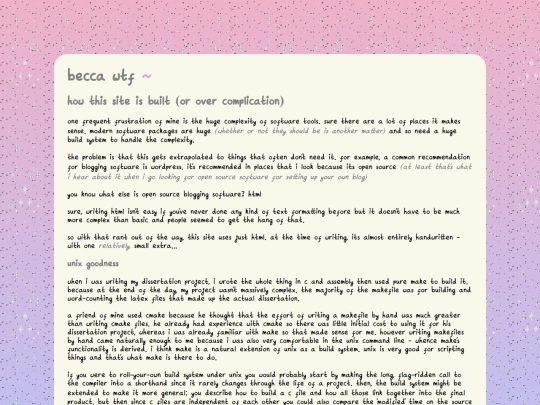 blog screenshot