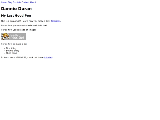 index screenshot