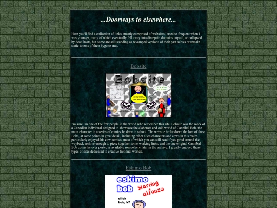links screenshot