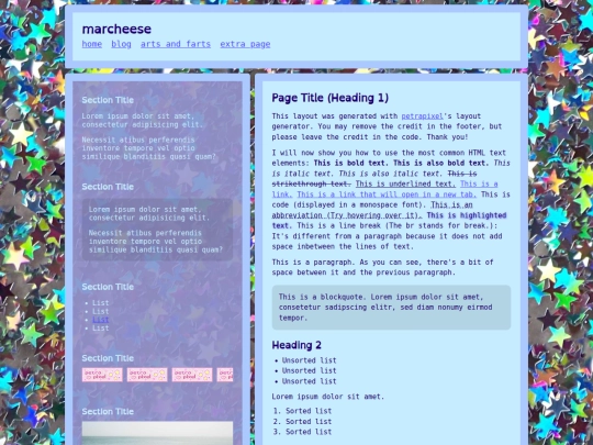 index screenshot