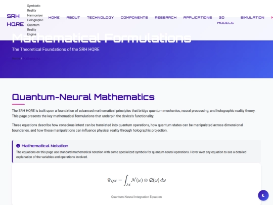 SRH HQRE Manus/mathematics screenshot
