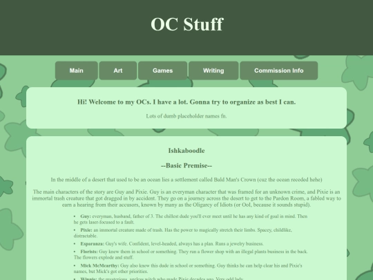 OcsLandingPage screenshot