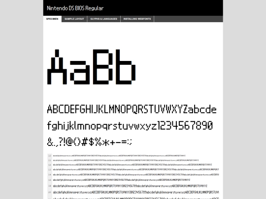 ds_font/nintendo-ds-bios-demo screenshot