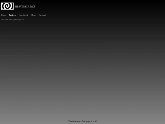 projects screenshot