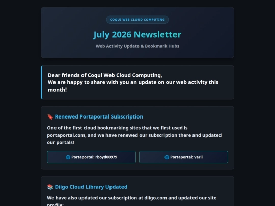 newsletter screenshot