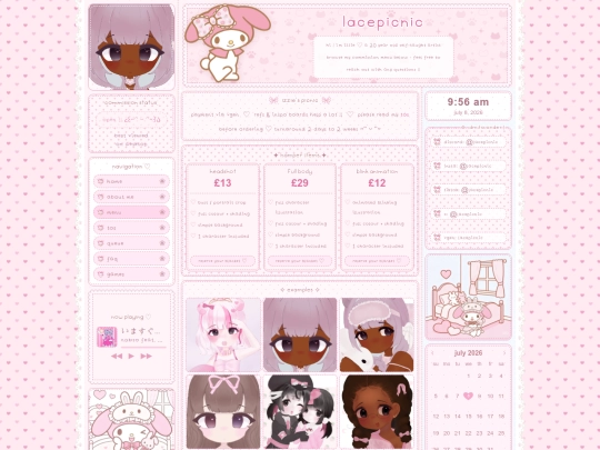 menu screenshot