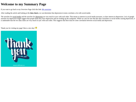 summary screenshot
