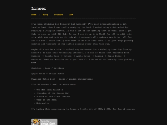 index screenshot