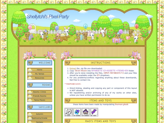 content/items screenshot