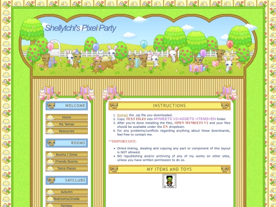 content/myitems screenshot