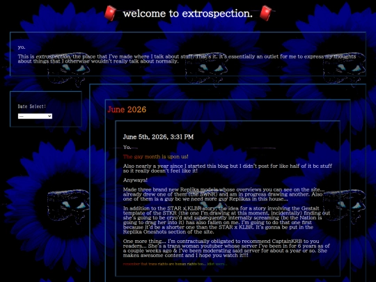 extrospection screenshot