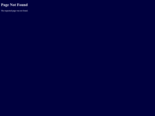not_found screenshot