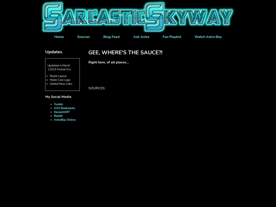 Sources screenshot