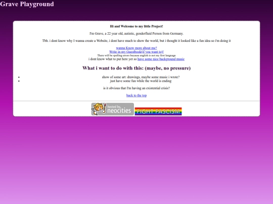 Homepage screenshot