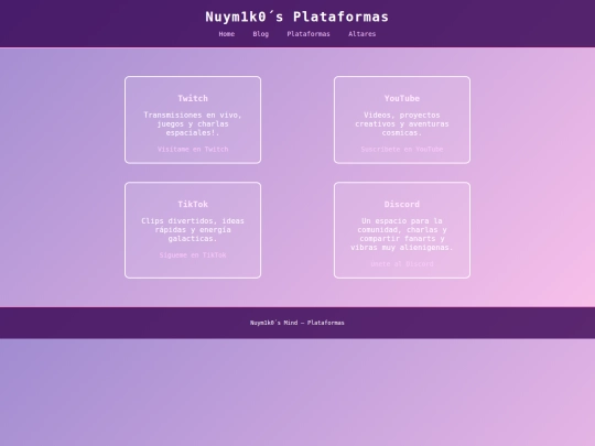 plataform screenshot