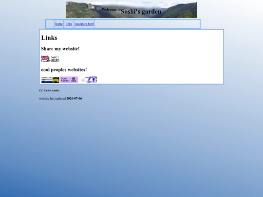 links screenshot