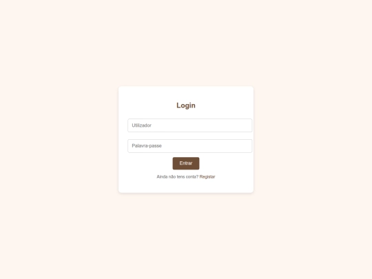 login screenshot