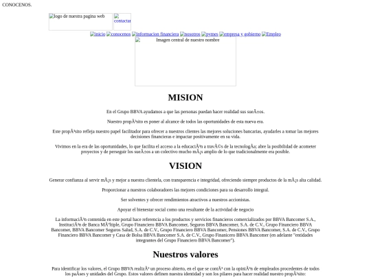 conocenos screenshot