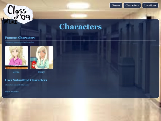 characters screenshot