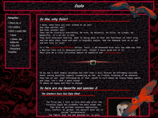 owls screenshot
