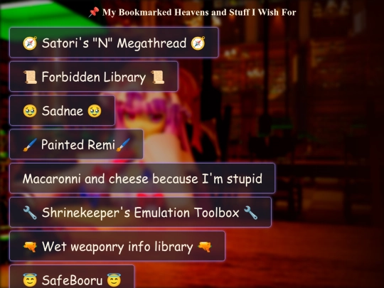 bookmarks screenshot