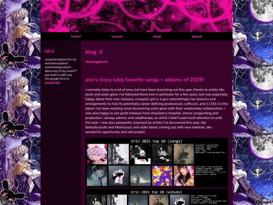 blog screenshot