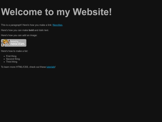 test screenshot